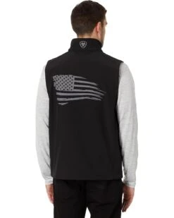 Ariat Logo 2.0 Patriot Softshell Vest | Coats & Outerwear -Shoefinity Shop 61IjShGuD L. AC SR736920