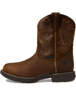 Ariat Anthem Round Toe Shortie Waterproof Western Boot | Boots -Shoefinity Shop 61a4SwZKnSL. AC SR736920