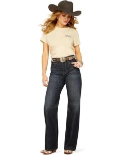 Ariat Ult HR Jasmine Tomboy Wide | Jeans -Shoefinity Shop 61wwldk0roL. AC SR736920