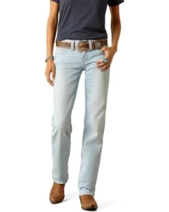 Ariat Low-Rise Zayla Straight Jeans in Claremont