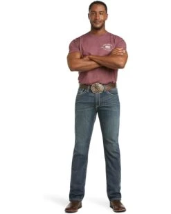 Ariat M5 Arrowhead Low Rise Straight Leg Jean | Jeans -Shoefinity Shop 71H2agyvSL. AC SR736920