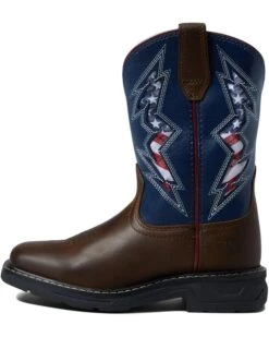 Ariat Kids Workhog XT VentTEK Bolt Western Boot (Little Kid/Big Kid) | Boots -Shoefinity Shop 71KJbhMRjQL. AC SR736920