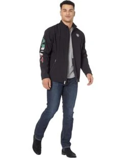 Ariat New Team Softshell Mexico Jacket | Coats & Outerwear -Shoefinity Shop 71eimkA9jgL. AC SR736920