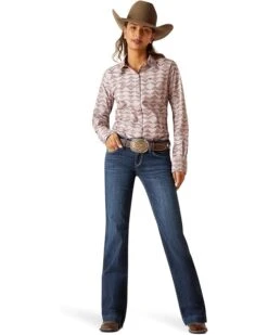 Ariat R.E.A.L. Mid-Rise Angela Trousers in Midnight | Jeans