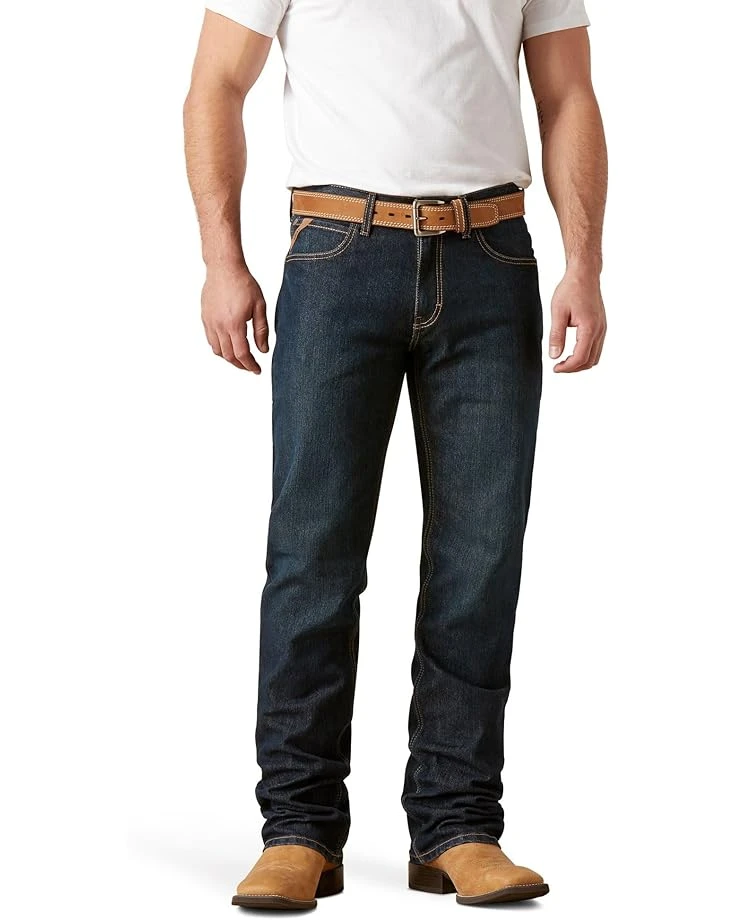 Ariat M4 Performance Pro Ripped Bootcut Jeans in Blackstone 3 Ariat M4 Performance Pro Ripped Bootcut Jeans in Blackstone