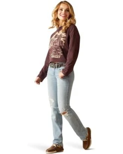 Ariat R.E.A.L. Low Rise Lucy Straight in Colorado | Jeans -Shoefinity Shop 71lUbTsDSPL. AC SR736920