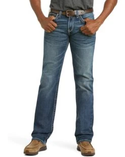 Ariat M7 Straight Leg Coltrane Jeans in Silverton