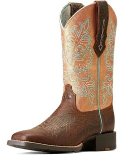 Ariat Round Up Wide Square Toe StretchFit Western Boot | Boots -Shoefinity Shop 813I7GgGbkL. AC SR736920