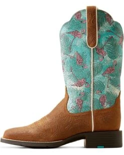 Ariat Round Up Wide Square Toe Western Boots -Shoefinity Shop 81DLf5QvU0L. AC SR736920