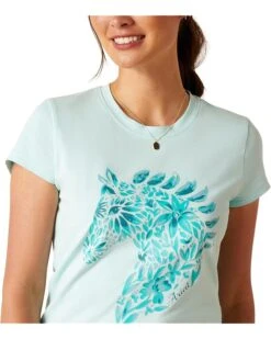Ariat Floral Mosaic T-Shirt | Shirts & Tops -Shoefinity Shop 81H3Aq AEUL. AC SR736920