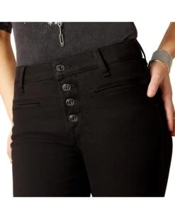 Ariat High-Rise Jazmine Kick Flare in Black | Jeans 8 Ariat High-Rise Jazmine Kick Flare in Black | Jeans -Shoefinity Shop 912GGI8Qp3L. AC SR736920