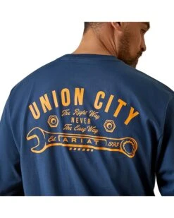 Ariat Rebar Cotton Strong Union City | Shirts & Tops -Shoefinity Shop 917GBQFyXLL. AC SR736920
